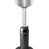 Rta International Tabletop Heater 11000 Btu 38 " Tall Hammered Silver