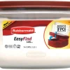Rubbermaid 1777161 14 Cup Easy Find Lid Square Food Storage Container
