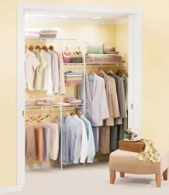 Rubbermaid 49.1 in. H x 13.8 in. W x 2.8 in. L Steel Wardrobe Organizer 1 pk