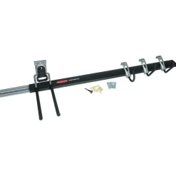Rubbermaid FastTrack 3.6 in. W x 32 in. D Silver Metal Garage Organizer Kit