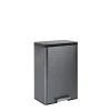 Rubbermaid 12 gal Gray Stainless Steel Step-On Trash Can