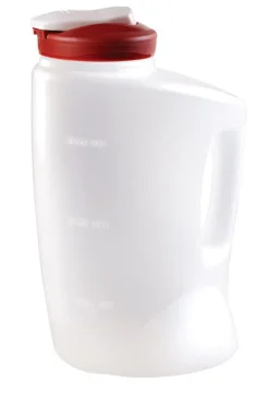 Rubbermaid 1 gal. Plastic Round Clear Mixing Bottle
