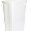 Rubbermaid 13.25 gal. White Spring Top Wastebasket (Pack of 6)