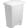 Rubbermaid 8.25 gal. White Step On Wastebasket (Pack of 6)
