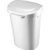 Rubbermaid 13 gal. White Touch Top Wastebasket (Pack of 4)