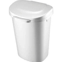 Rubbermaid 13 gal. White Touch Top Wastebasket (Pack of 4)