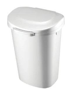 Rubbermaid 13 gal. White Touch Top Wastebasket (Pack of 4)