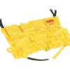 Rubbermaid 20.5 in. H Vinyl Bag 12 pocket Yellow 1 pc