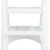 Rubbermaid 21 in. H X 22.9 in. W X 18.9 in. D 300 lb. capacity 2 step Plastic Folding Step Stool