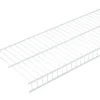 Rubbermaid 96 in. H x 12 in. W x 1.9 in. L Steel Linen Shelf 1 each (Pack of 6)