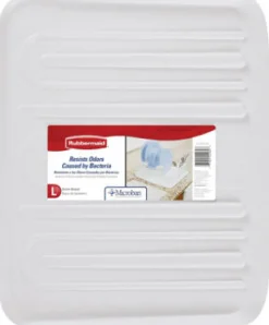 Rubbermaid 18 in. L X 14.8 in. W X 1.3 in. H White Plastic Dish Drainer
