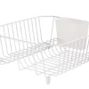 Rubbermaid 14.3 in. L X 12.5 in. W X 5.4 in. H White Steel Dish Drainer