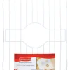 Rubbermaid 12.6 in. W x 10.5 in. L Coated Wire Twin Sink Rack White (Pack of 6)