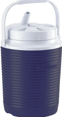 Rubbermaid Blue Stain and Odor Resistant Victory Thermal Jug Water Coolers 1 gal. with Bail Handle