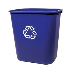 Rubbermaid Commercial 28 qt. Resin Recycling Bin (Pack of 12)