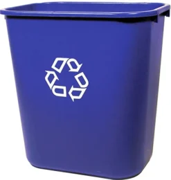 Rubbermaid Commercial 28 qt. Resin Recycling Bin (Pack of 12)