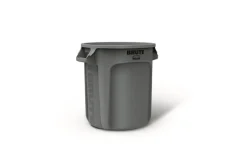 Rubbermaid Commercial BRUTE 10 gal. Plastic Brute Refuse Can (Pack of 6)