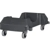 Rubbermaid Commercial Slim Jim Resin Gray Garbage Can Dolly 14.625 W x 23.81 D x 8.375 H in.