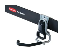 Rubbermaid FastTrack Black Steel Vertical Bike Rack 6.6 L x 7.5 H x 3.1 W in.