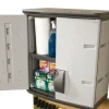 Rubbermaid Mica/Charcoal Steel Wall Cabinet 2.3 H x 2 W x 1.2 D ft.