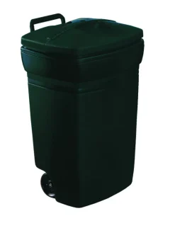 Rubbermaid Roughneck 45 gal Plastic Wheeled Garbage Can Lid Included