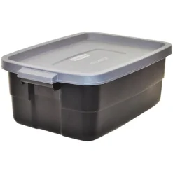 Rubbermaid Roughneck 8.7 in. H X 15.9 in. W X 23.875 in. D Stackable Storage Box (Pack of 6)