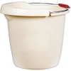Rubbermaid Roughneck Plastic Bisque Round Bucket 15 qt. Capacity (Pack of 6)