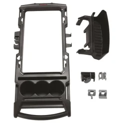 Rubbermaid Slim Jim 23 gal Black Resin Garbage Can Caddy