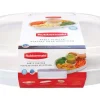 Rubbermaid White Food Storage Container 1 pk