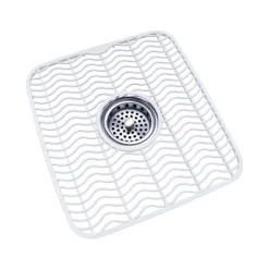 Rubbermaid White Plastic Sink Protector Mat