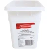 Rubbermaid White Plastic Ice Cube Bin