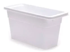 Rubbermaid White Plastic Ice Cube Bin