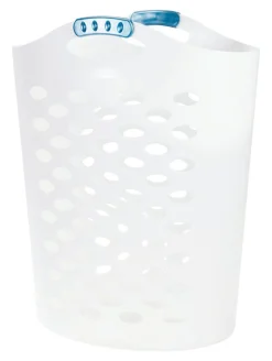 Rubbermaid White Plastic Laundry Hamper (Pack of 4)