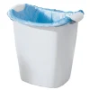 Rubbermaid White Recycle Bag Wastebasket 14 qt. Capacity 13.5 x 9.5 x 13.75 in. (Pack of 8)