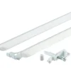 Rubbermaid White Steel Closet Hardware 12 L x 1.1 H x 5 W in.