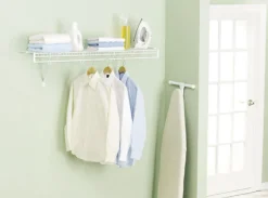 Rubbermaid White Steel Free Slide Shelf Kit 48 H x 12 W x 48 L in.