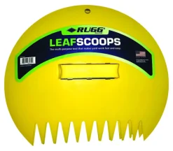 Rugg Plastic 11-Tines Leaf Scoop 12.25 L x 14.5 W in.