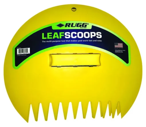 Rugg Plastic 11-Tines Leaf Scoop 12.25 L x 14.5 W in.