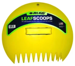 Rugg Plastic 11-Tines Leaf Scoop 12.25 L x 14.5 W in.