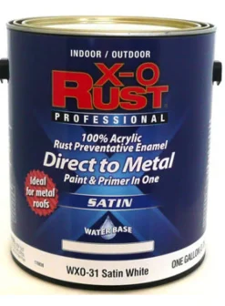 Rust Preventative Paint & Primer, Direct to Metal, Satin White,Gallon (Pack of 2)