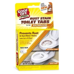Rustaid Esx20002 Goof Off® Rust Stain Preventer Toilet Tabs 2 Count (Pack Of 12)