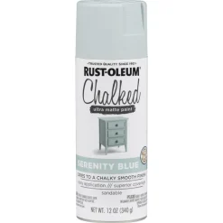 Rustoleum 302595 12 Oz Serenity Blue Chalked Ultra Matte Spray Paint (Pack of 6)