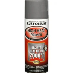 Rustoleum Automotive 249340 12 Oz Gray High Heat Primer Spray Paint (Pack of 6)