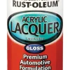 Rust-Oleum Automotive Lacquer Gloss Black Automotive Acrylic Lacquer Spray 12 oz