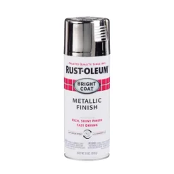 Rust-Oleum Chrome Bright Coat Metallic Spray 11 oz. (Pack of 6)