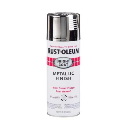 Rust-Oleum Chrome Bright Coat Metallic Spray 11 oz. (Pack of 6)