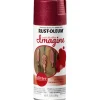 Rust-Oleum Imagine Glitter Red Spray Paint 10.25 oz (Pack of 4)