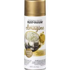 Rust-Oleum Imagine Gold Mirror Spray Paint 6 oz (Pack of 4)