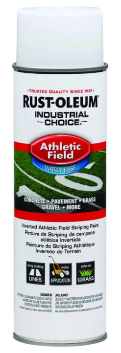 Rust-Oleum Industrial Choice White Athletic Field Marker 17 oz (Pack of 6)