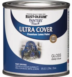Rust-Oleum Painters Touch Ultra Cover Gloss Deep Blue Protective Enamel Indoor and Outdoor 250 g/L (Pack of 6)